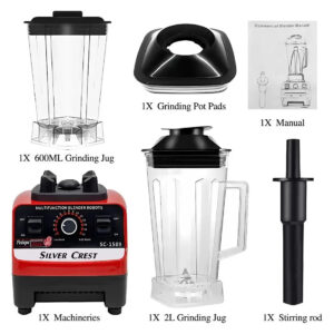 4500W Multifunctional Blender Food Processor Smoothie Juicer Ice Crusher 2 Jugs - Image 8