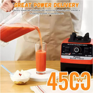 4500W Multifunctional Blender Food Processor Smoothie Juicer Ice Crusher 2 Jugs - Image 7