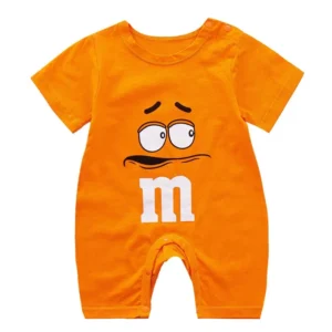 Summer New Casual Baby Boys Short Sleeve Rompers Cotton Newborn Girls Jumpsuit Toddler Baby Climbing Suit For 0-24M - Image 3