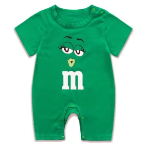 Summer New Casual Baby Boys Short Sleeve Rompers Cotton Newborn Girls Jumpsuit Toddler Baby Climbing Suit For 0-24M - Image 5
