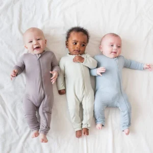Summer Newborn Baby Romper Breathable Bamboo Fiber Long Sleeve Clothes Toddler Girl Jumpsuit Infant Boy Loungewear Pyjamas - Image 2