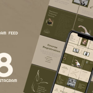 Routine Yoga Instagram Puzzle Templates